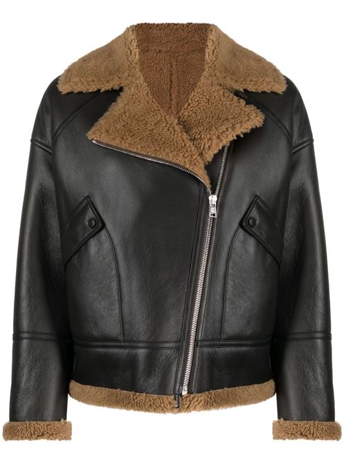 Leather jacket YVES SALOMON | 24WYV60060MEGOB3006